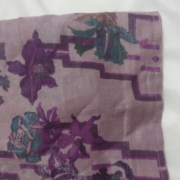 Free People Sleeveless Floral Mini Dress, Color Pearl Gray Size XS - Picture 7 of 14